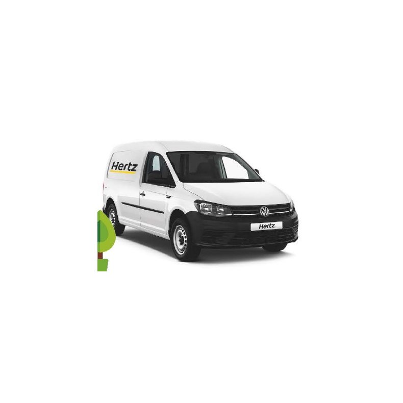 Ford Courier varevogn DS79688 Kastrup til Aarhus. Varerummet er fyldt.
